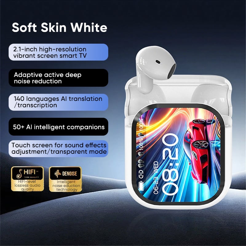 HD color screen, intelligent noise reduction, AI translation headphones