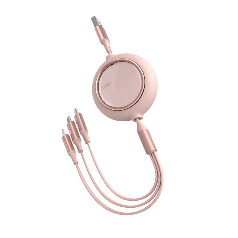 3 in 1 Retractable USB Charging Cable