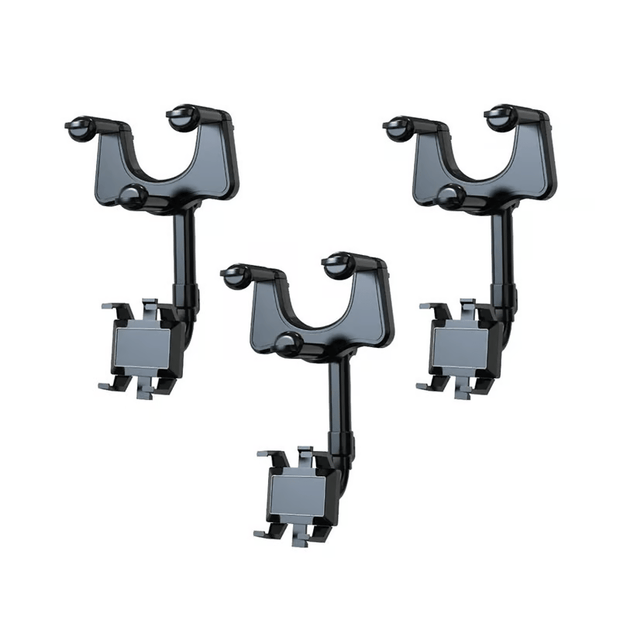 🤳🏽Multifunctional 360 Rotatable Car Rearview Mirror Phone Holder