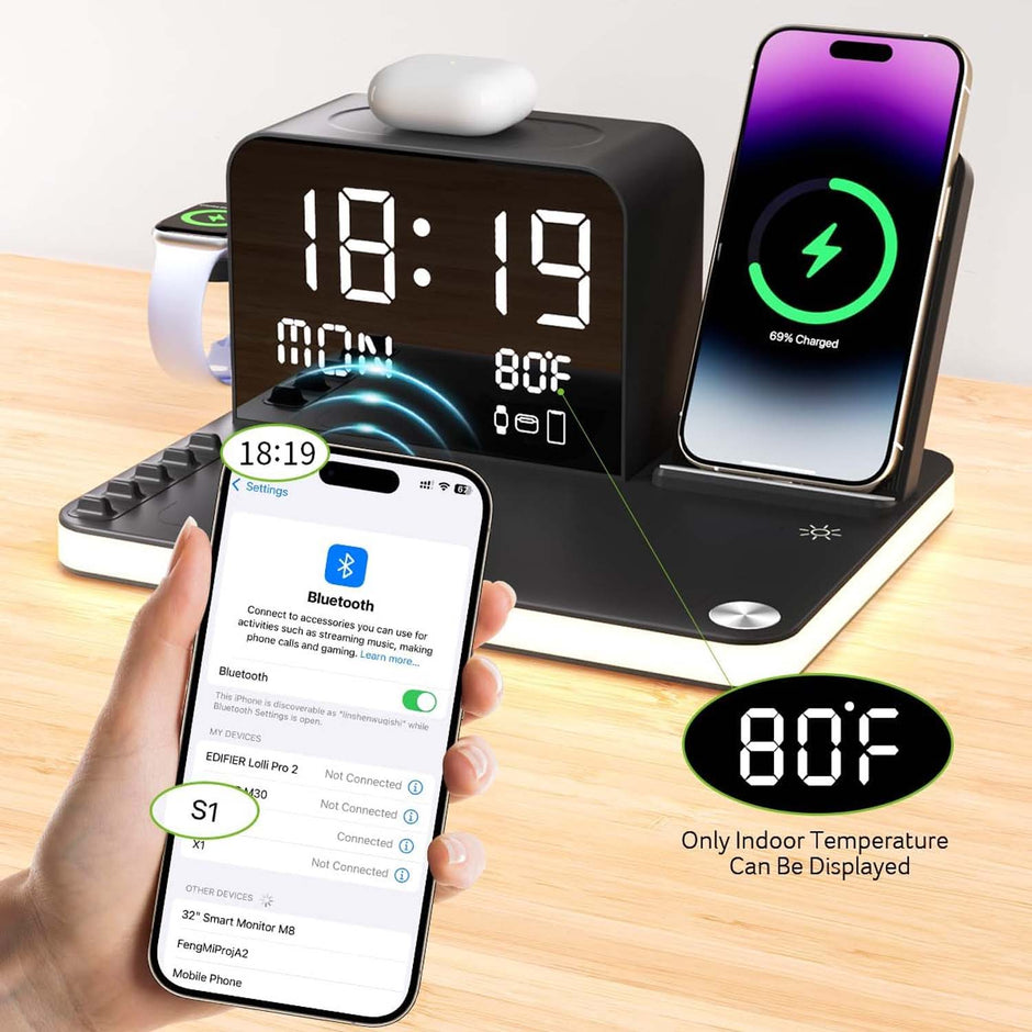 Saker® 7 in 1 Wireless Charging Station