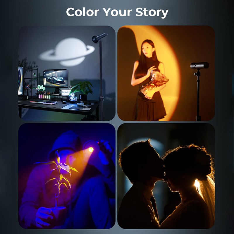 Sakerplus Portable RGB Photography Flashlight