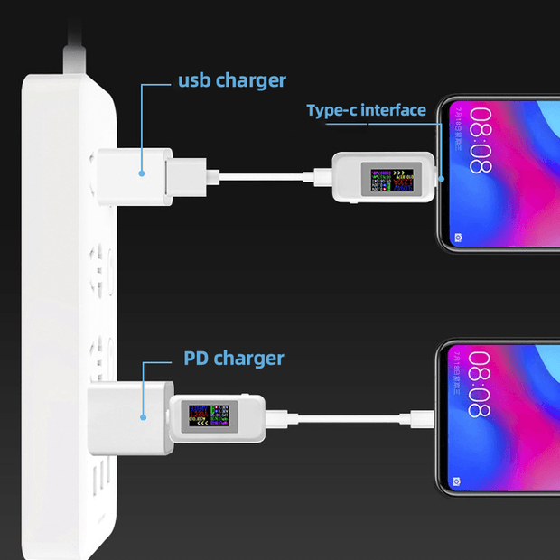 Type-C USB Current and Voltage Tester